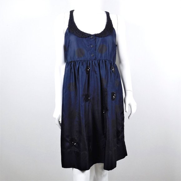 Trelise Cooper Silk Sequin Baby Doll Dress 12 US 10 (83125) - Picture 1 of 6